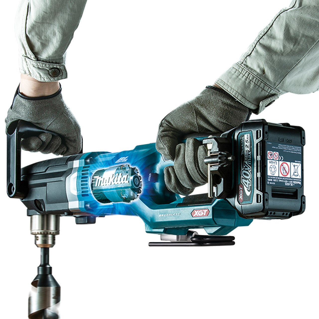 Makita MAK-DG001GM105 40V MAX XGT 4.0 Ah 1/2 Earth Auger Kit