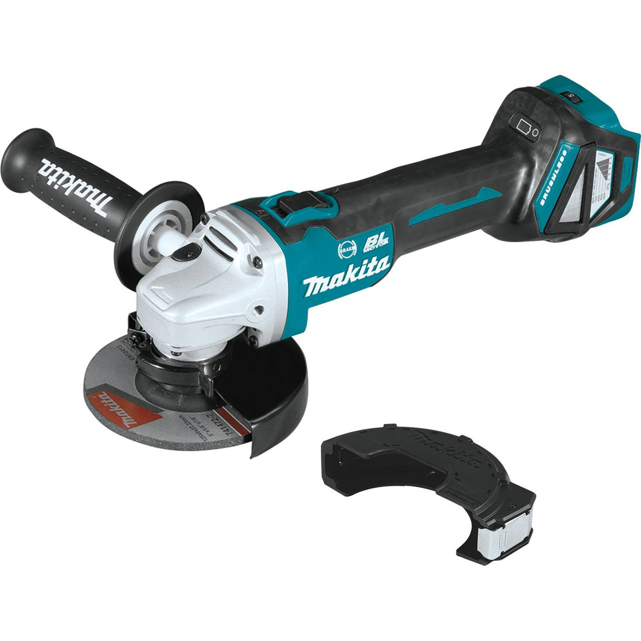 Makita MAK-DGA513RTX1 18V LXT 5in Angle Grinder with Slide Switch 5.0 Ah Kit