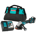 Makita MAK-DGA517RTX1 18V LXT 5in Angle Grinder with Paddle Switch 5.0 Ah Kit