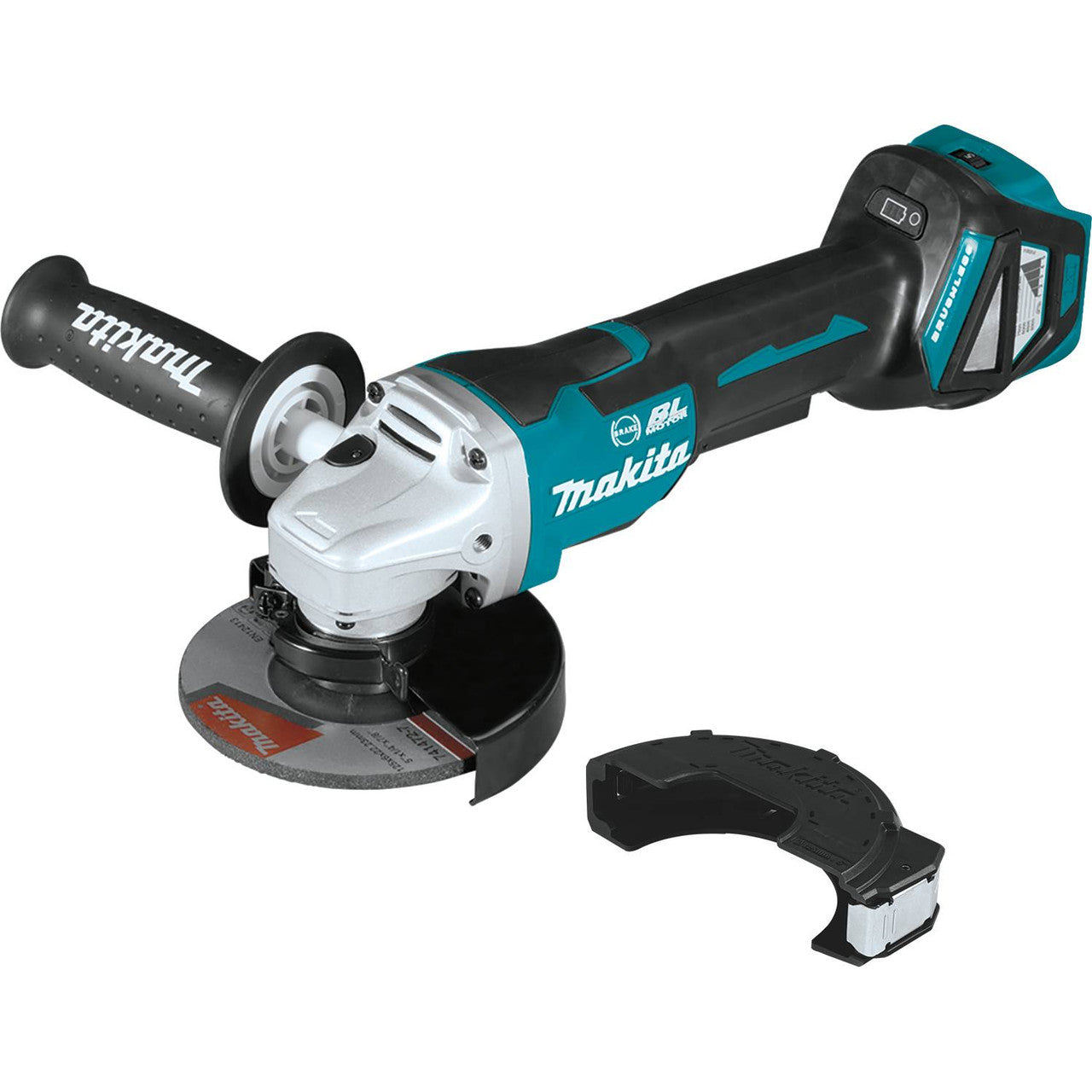Makita MAK-DGA517RTX1 18V LXT 5in Angle Grinder with Paddle Switch 5.0 Ah Kit