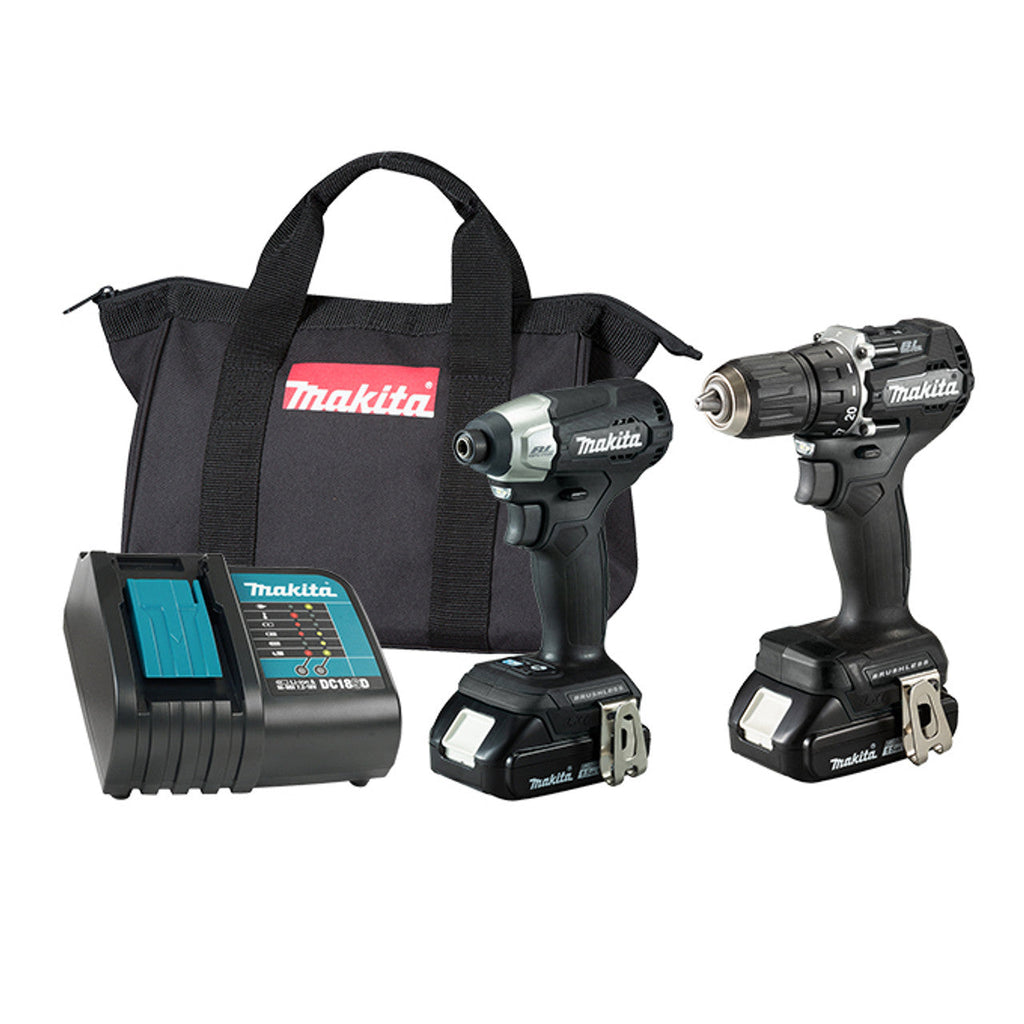 Makita MAK-DLX2423BX3 18V LXT Sub-Compact 2-Tool Combo Kit