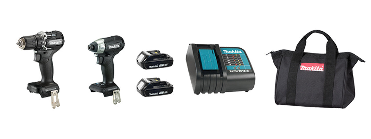 Makita MAK-DLX2423BX3 18V LXT Sub-Compact 2-Tool Combo Kit