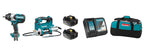 Makita MAK-DLX2465TX1 18V Li-Ion 2x5.0 Ah 2 Tool Combo Kit (DGP180Z + DTW1002Z)