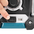 Makita MAK-DMR108N Cordless or Electric Jobsite Radio with Bluetooth (Bare Tool)
