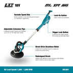 Makita MAK-DSL801ZX1 18V LXT Brushless 8-7/8in Drywall Sander w/AWS, (Bare Tool)