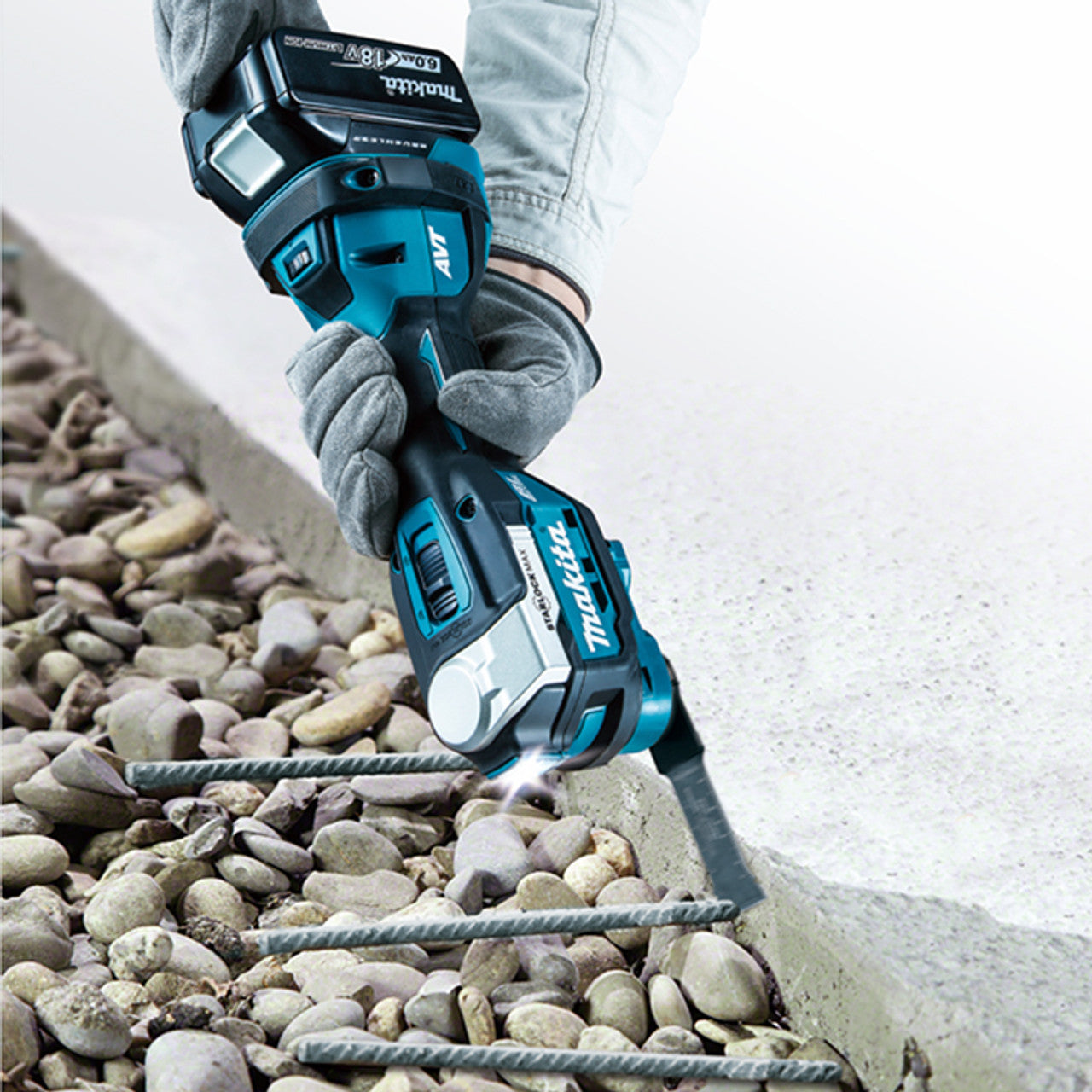 Makita MAK-DTM52Z 18V LXT Cordless Starlock Tool Less Multi Tool (Bare Tool)
