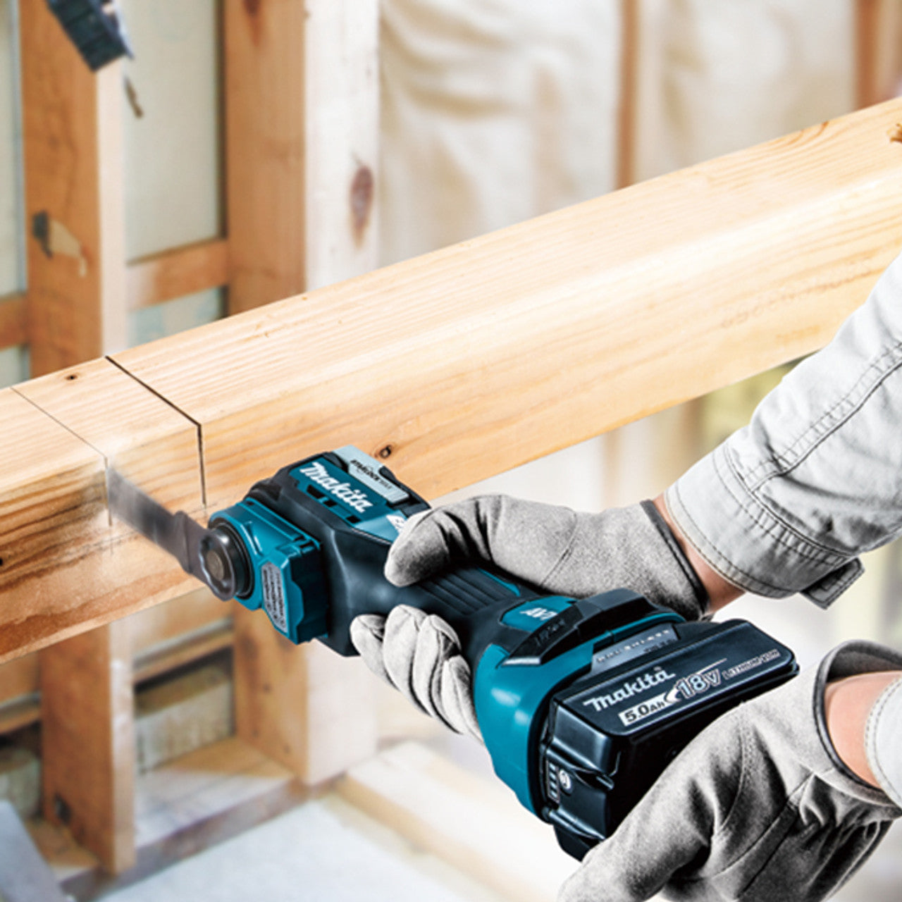 Makita MAK-DTM52Z 18V LXT Cordless Starlock Tool Less Multi Tool (Bare Tool)
