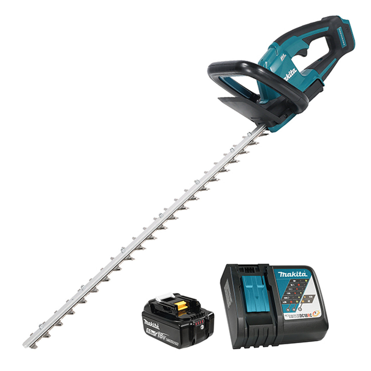 Makita MAK-DUH606RT 18V LXT 24inCordless Hedge Trimmer 5.0Ah Kit