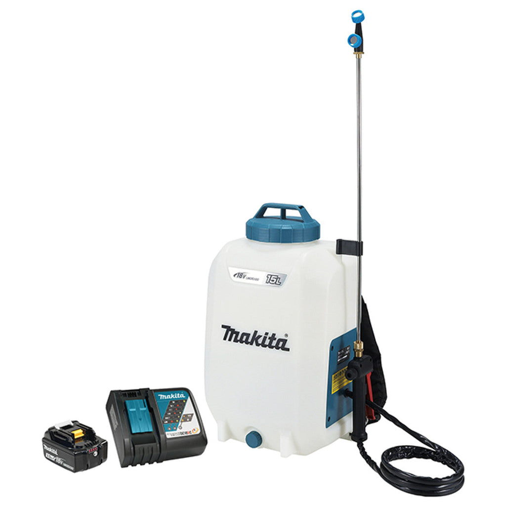 Makita MAK-DUS158RF 18V LXT 15L Backpack Sprayer 3.0Ah Kit