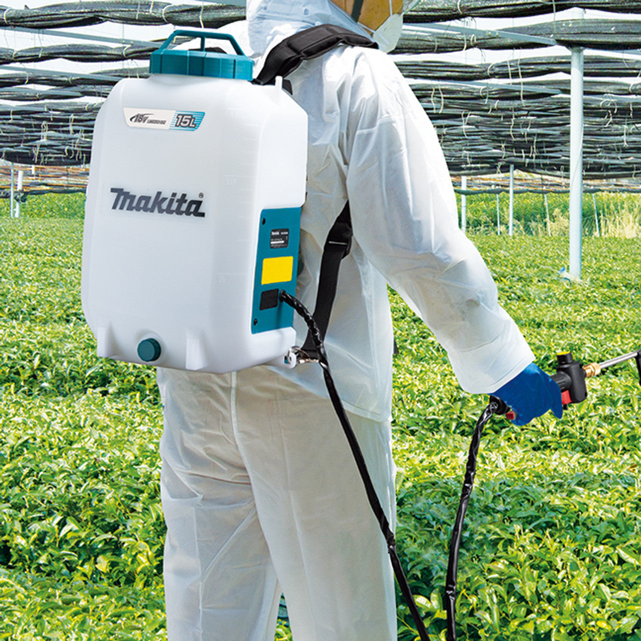 Makita MAK-DUS158RF 18V LXT 15L Backpack Sprayer 3.0Ah Kit