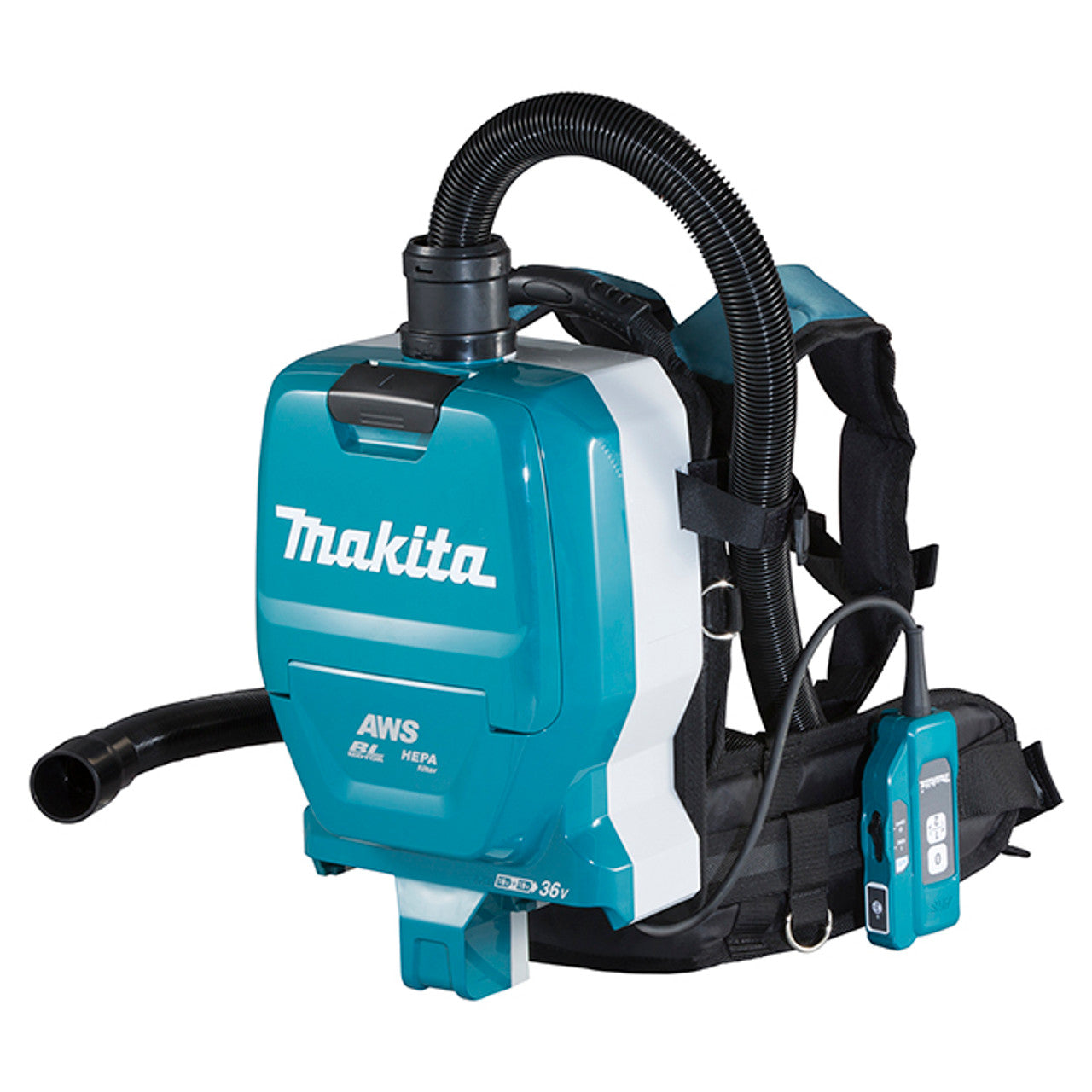 Makita MAK-DVC265ZXU 18Vx2 LXT Cordless Bluetooth Backpack Vacuum Cleaner with AWS (2.0 L)