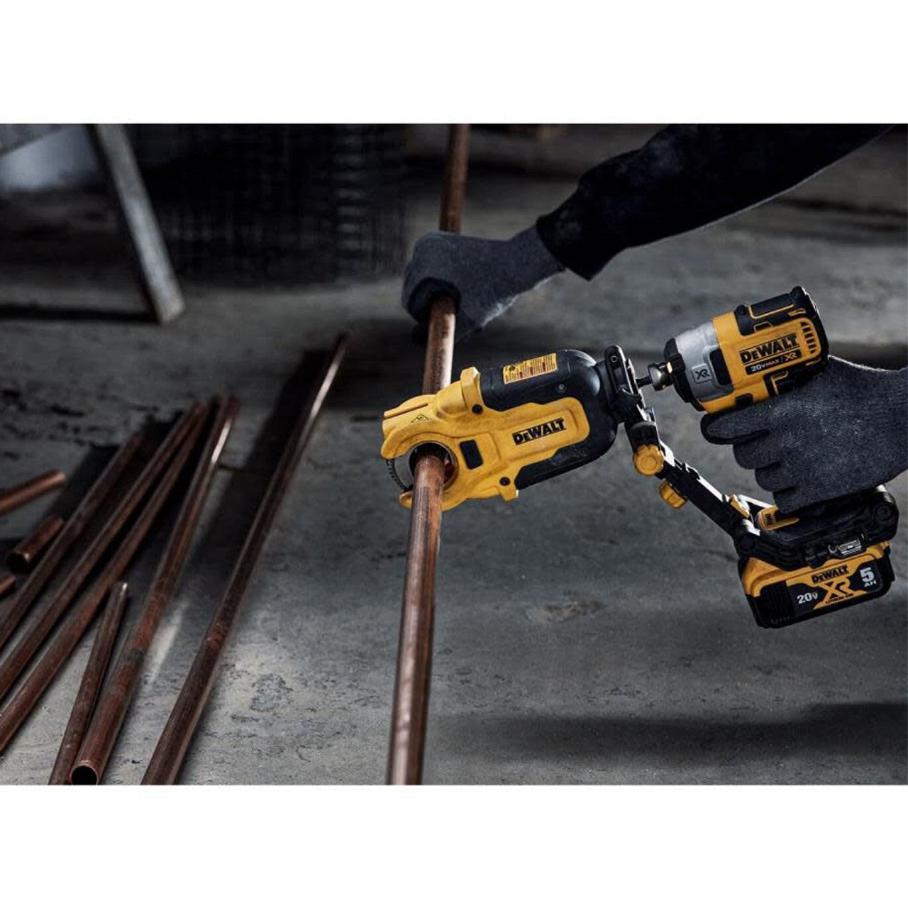 DEWALT DEW-DWACPRIR Impact Connect Copper Pipe Cutter Attachment
