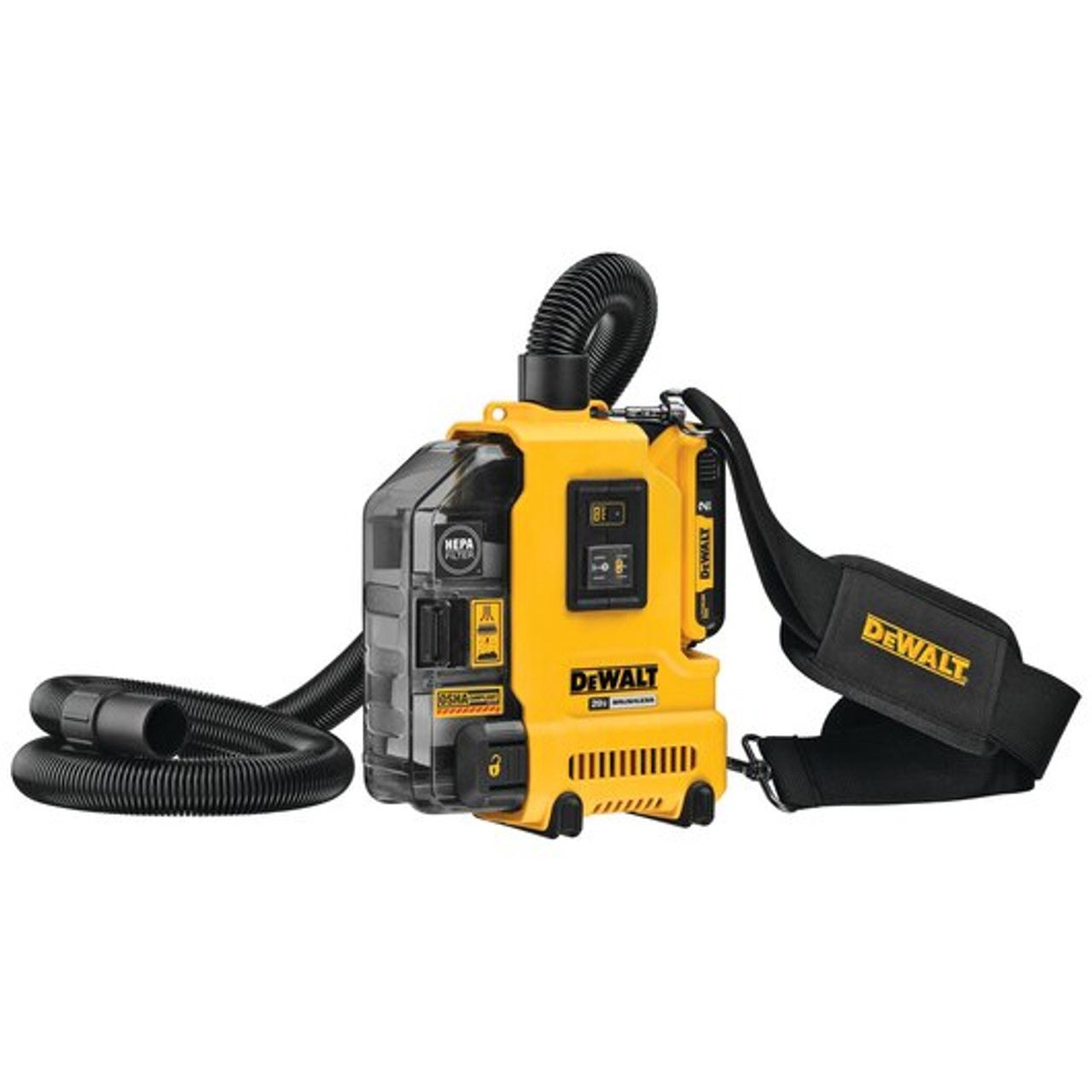 DEWALT DEW-DWH161D1 20V MAX Brushless Compact Universal Dust Extractor 2.0Ah Kit