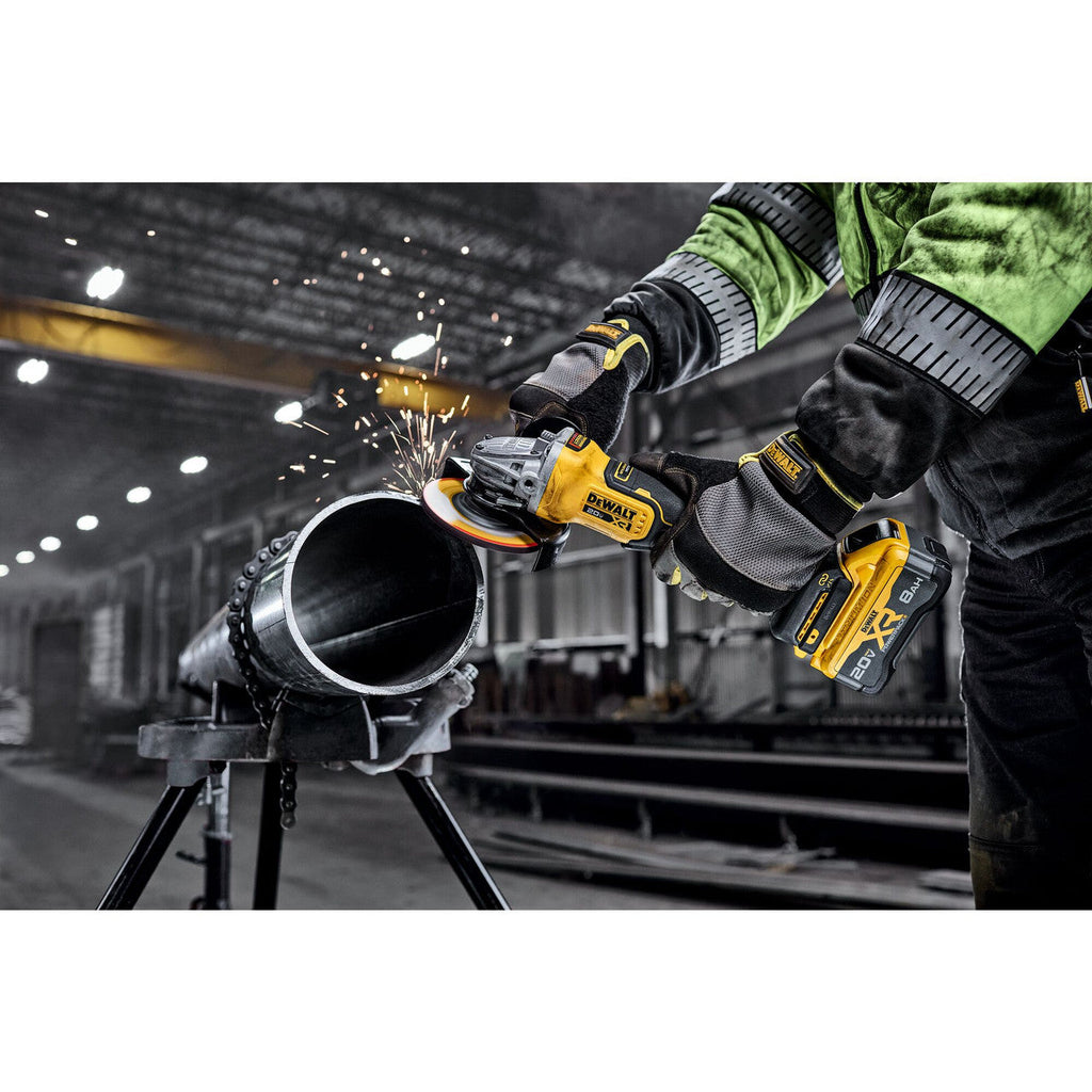 DEWALT DEW-DCG410VSB 20V MAX XR Brushless Cordless 4-1/2 In. - 5 In. Variable Speed Paddle Switch Grinder (Bare Tool)
