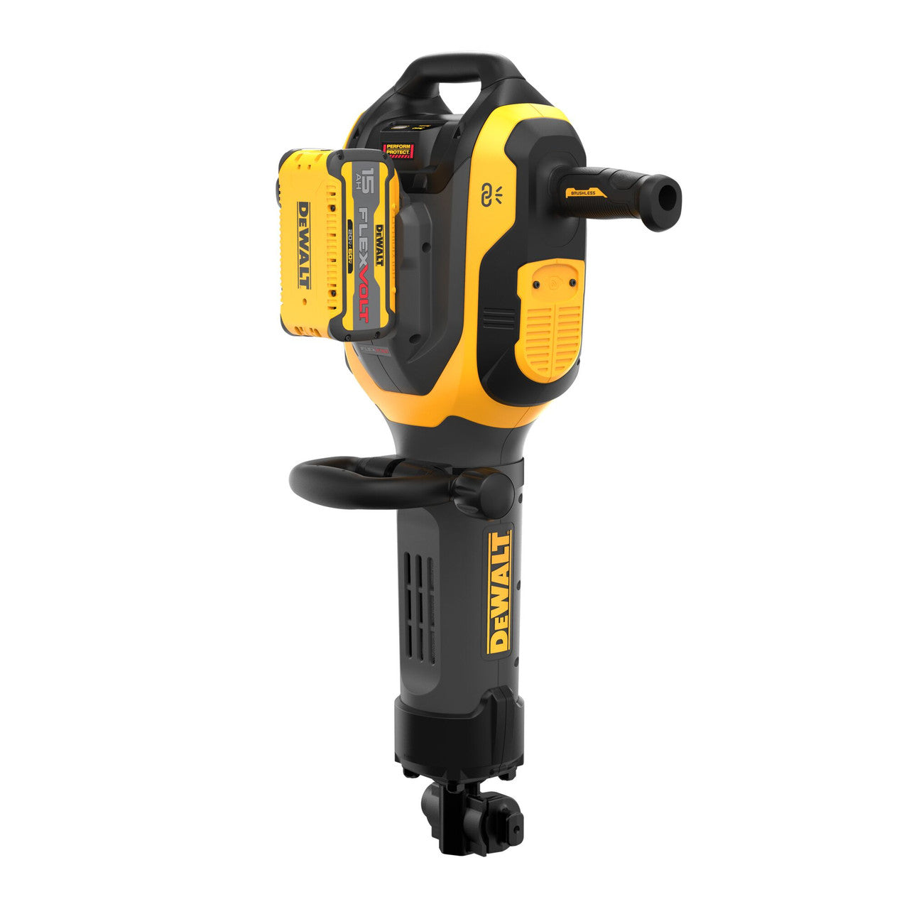 DEWALT DEW-DCH966Z2K 60V MAX Brushless 38lbs 1-1/8in HEX Demolition Hammer 2x 15.0Ah Kit With Hammer Truck