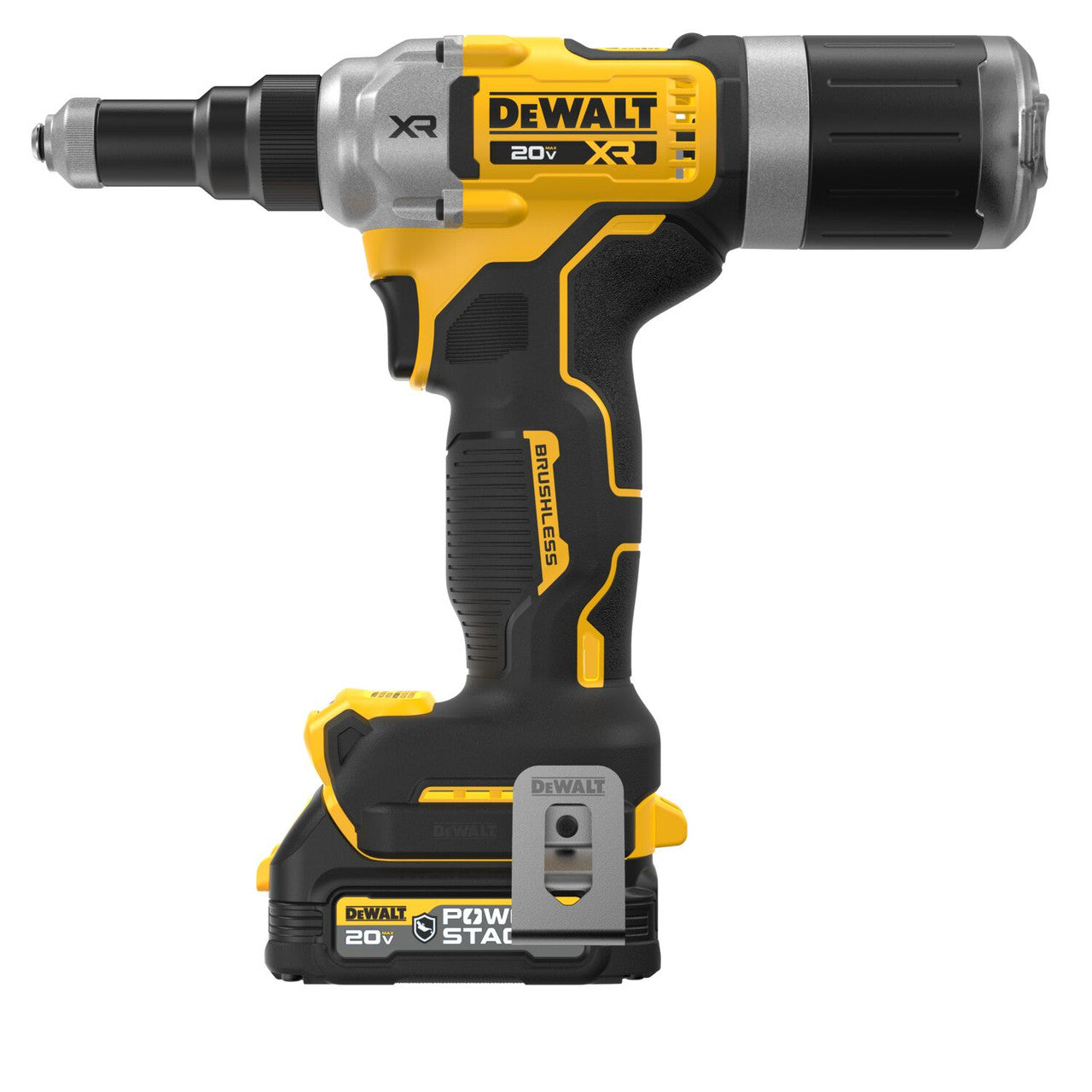 DEWALT DEW-DCF414GE2 20V MAX XR Brushless 1/4in Rivet Tool Kit With POWERSTACK