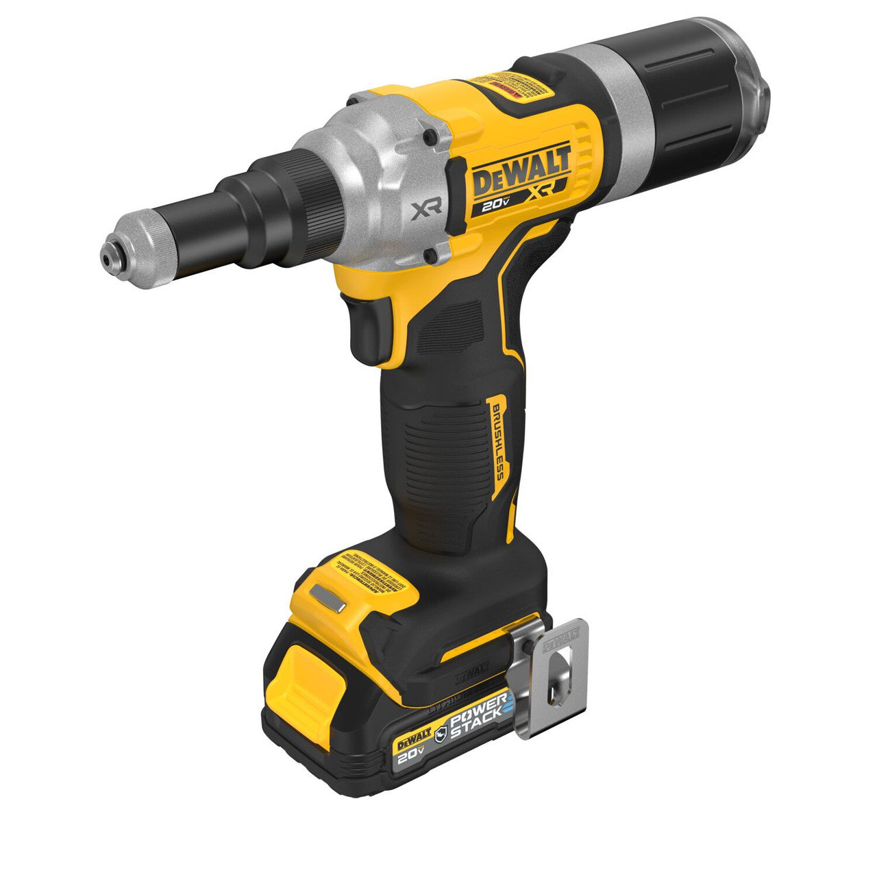 DEWALT DEW-DCF414GE2 20V MAX XR Brushless 1/4in Rivet Tool Kit With POWERSTACK
