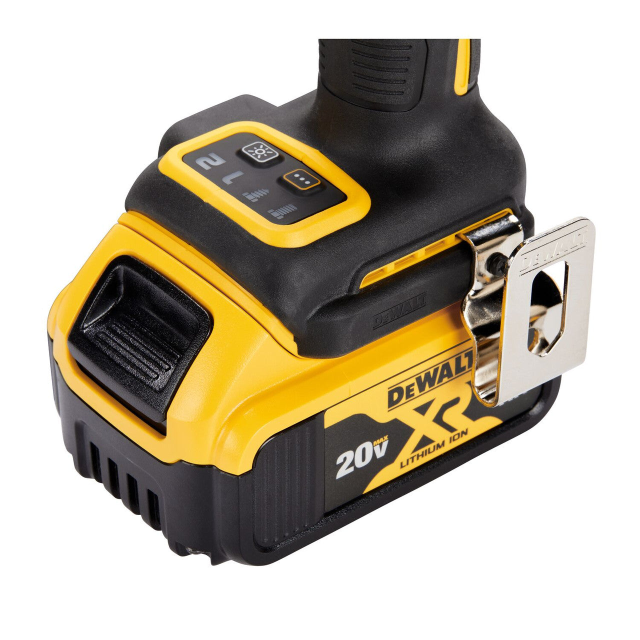 DEWALT DEW-DCF921P2 ATOMIC 20V MAX 1/2in Cordless Impact Wrench with Hog Ring Anvil 2x 5.0Ah Kit