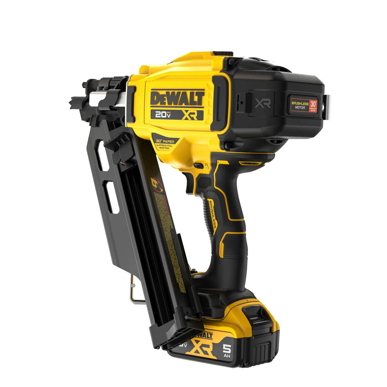 DEWALT DEW-DCN930P1 GEN4 20V MAX XR Brushless 30° Paper Tape Framing Nailer 5.0Ah Kit