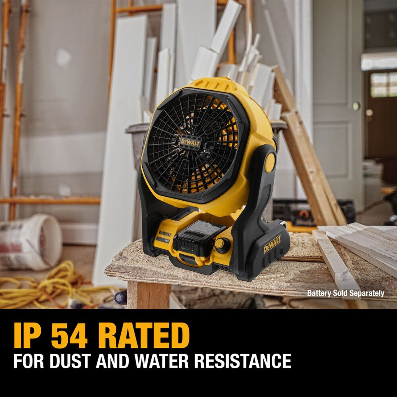 DEWALT DEW-DCE512B 20V MAX Cordless Jobsite Fan (Bare Tool)