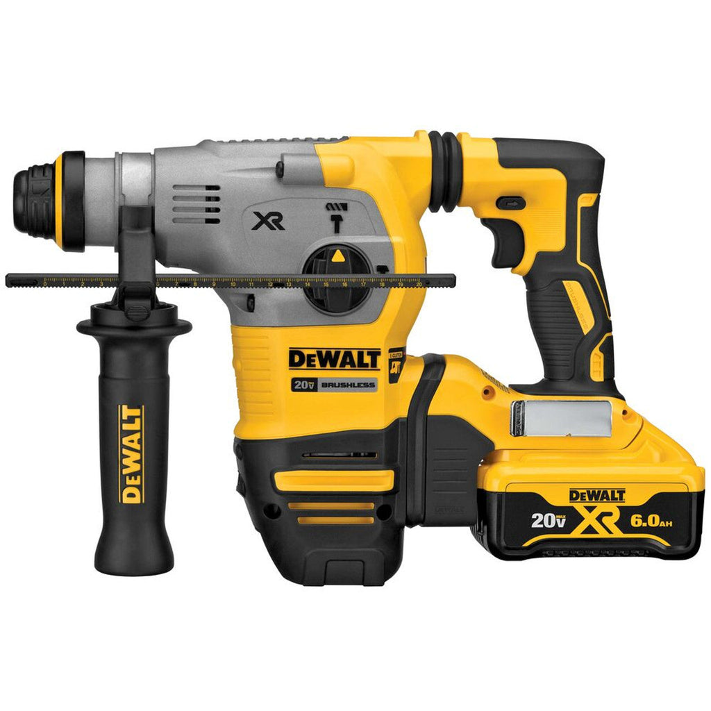 DEWALT DEW-DCH293R2 20V MAX 1-1/8 in. XR Brushless Cordless SDS PLUS L-Shape Rotary Hammer Kit
