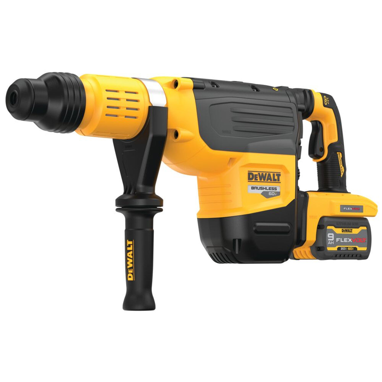 DEWALT DEW-DCH775X2 60V MAX 2in Brushless Cordless SDS MAX Combination Rotary Hammer Kit