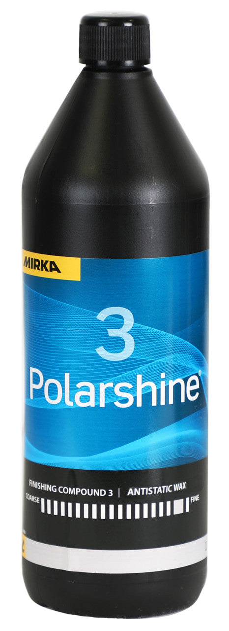 Mirka Abrasives MIR-FC3-1L Polarshine Course 1 Liter Bottle