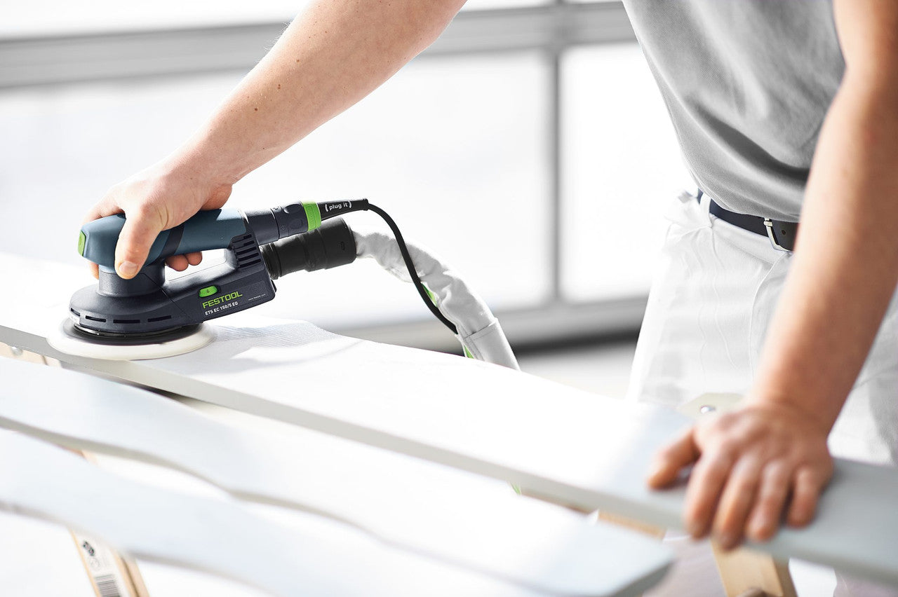 Festool FES-576339 ETS EC 150/5 EQ 150mm (6in) Compact Brushless Finish Sander Comes in New Sys3