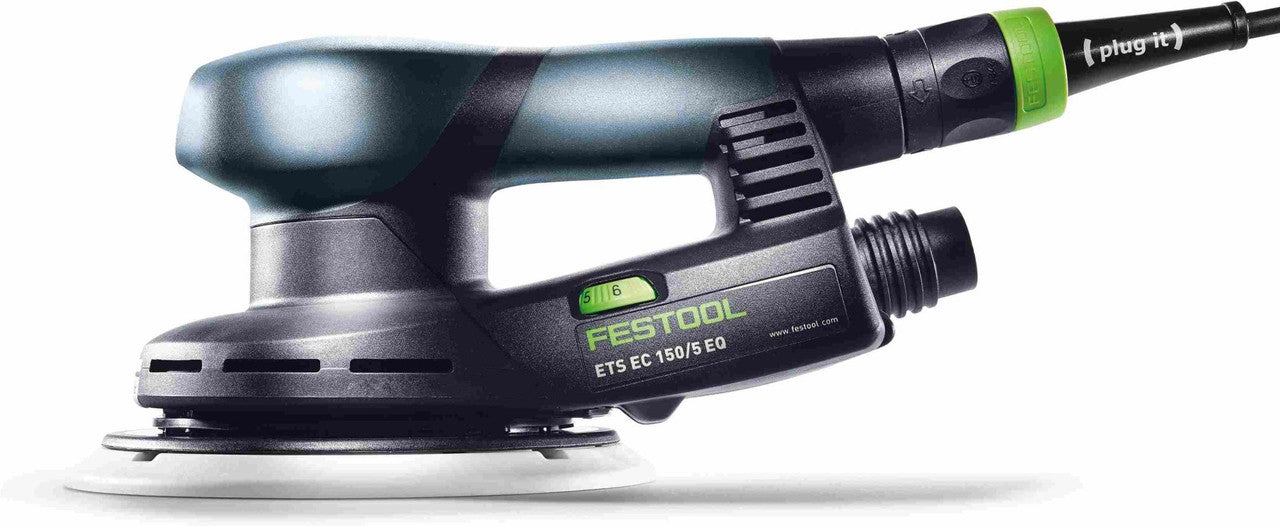 Festool FES-576339 ETS EC 150/5 EQ 150mm (6in) Compact Brushless Finish Sander Comes in New Sys3