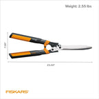 Fiskars FISK-392861-5002 23in Power Gear2 Hedge Shears