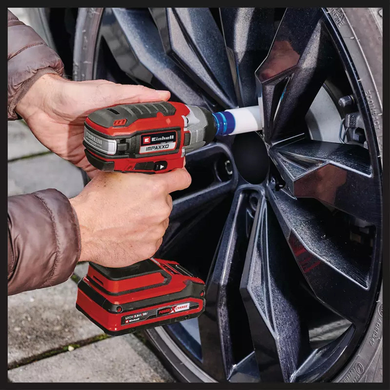 Einhell EIN-4510081 IMPAXXO 1/2in Cordless Impact Wrench - Brushless 18/23018V
