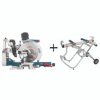 Bosch BOS-GCM12SD-T4B 12in Dual Bevel Glide Mitre Saw + T4B Mitre Saw Stand