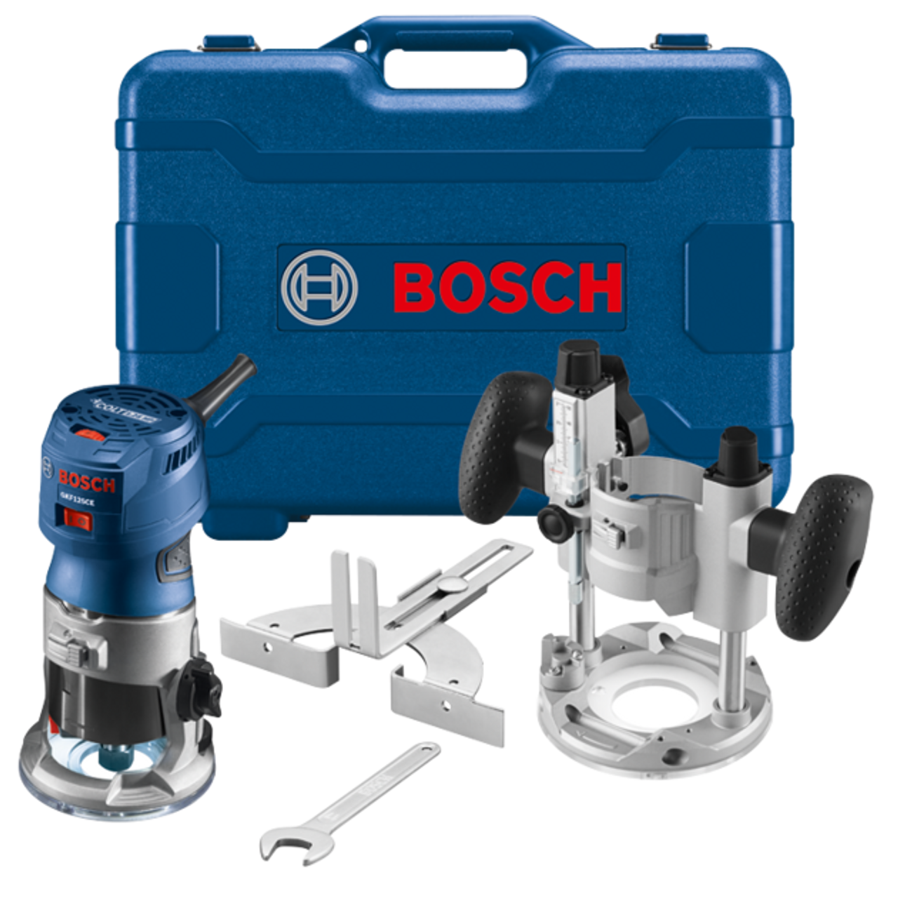 Bosch BOS-GKF125CEPK Colt 1.25 HP (Max) Variable-Speed Palm Router Combination Kit