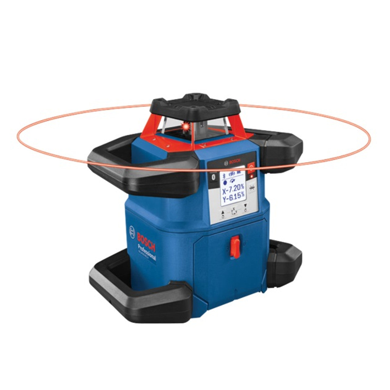 Bosch BOS-GRL4000-80CH 18V REVOLVE4000 Connected Self-Leveling Horizontal Rotary Laser with (1) CORE18V 4.0 Ah Compact Battery