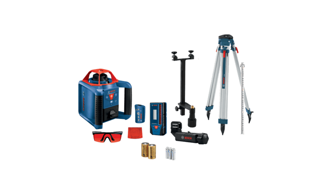 Bosch BOS-GRL900-20HVK REVOLVE900 Self-Leveling Horizontal/Vertical Rotary Laser Kit