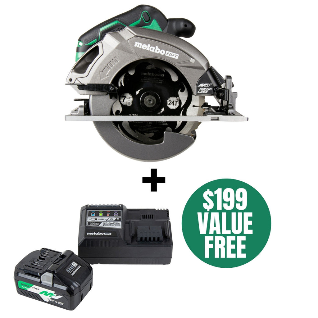 Metabo-HPT HPT-C3607DAQ4M 36V MultiVolt 7-1/4in Cordless Circular Saw (Bare Tool)