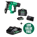 Metabo-HTP HPT-N1804DAM 18V Cordless Narrow Crown Stapler 2.0Ah Kit