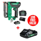 Metabo-HPT HPT-NP18DSALTM 1-3/8'' 18V MultiVolt Cordless 23-Gauge Compact Pin Nailer 2.0Ah Kit