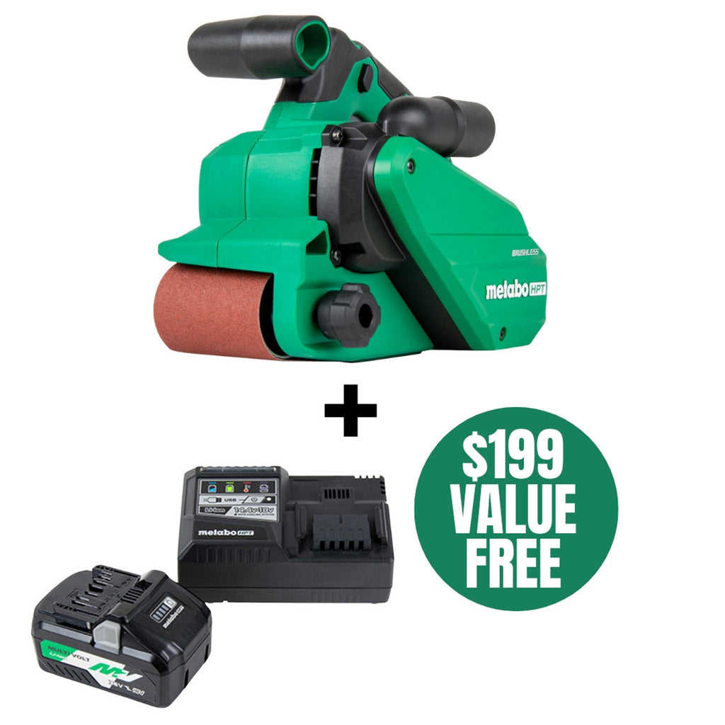 Metabo-HTP HPT-SB3608DAQ4M 36V MultiVolt Cordless 3 x 21in Belt Sander (Bare Tool)