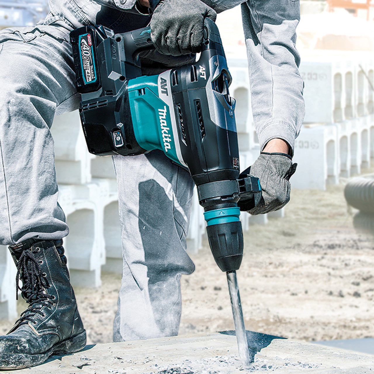 Makita MAK-HR005GZ 40V MAX XGT Li-Ion 1-9/16in Rotary Hammer Bare Tool