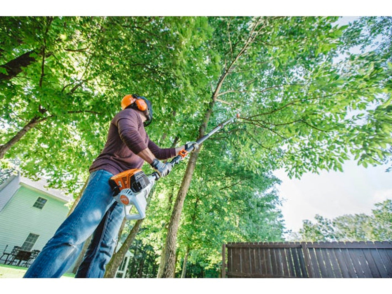 STIHL STIHL-HT105 31.4CC 12in Telescopic Pole Pruner 1/4in PM3