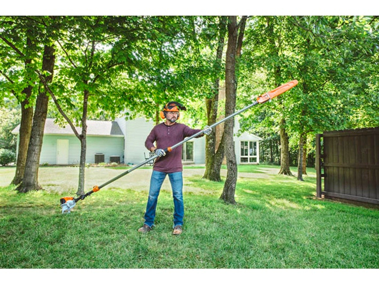 STIHL STIHL-HT105 31.4CC 12in Telescopic Pole Pruner 1/4in PM3