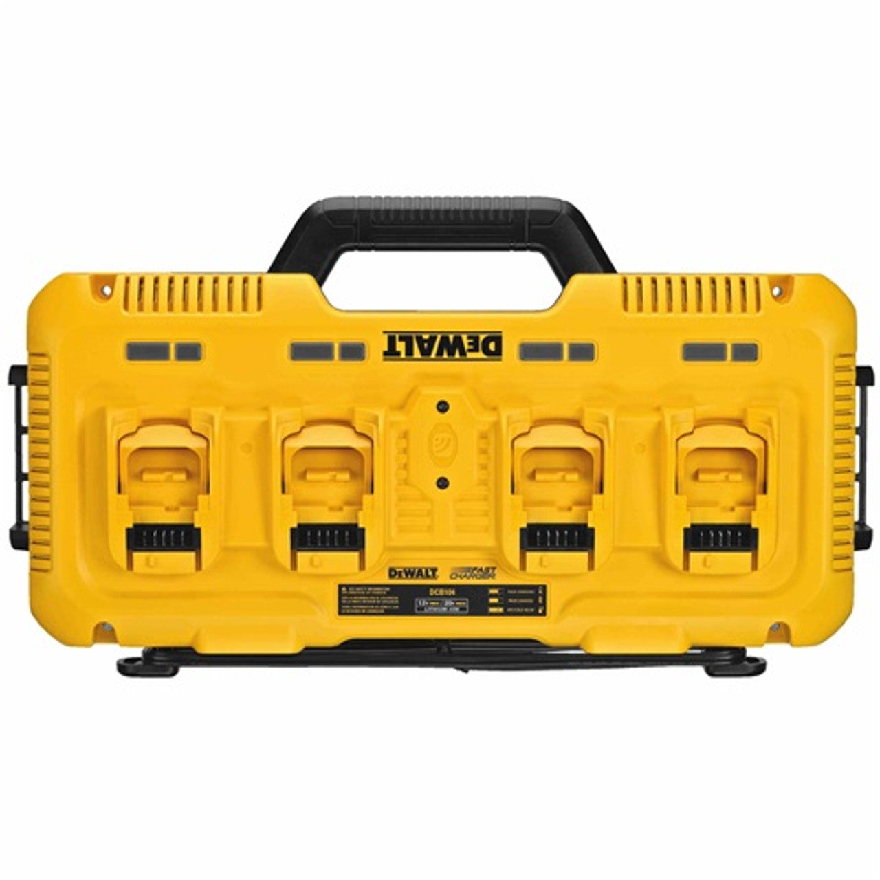 DEWALT DEW-DCB104 Multiport Simultaneous Fast Charger - 8 amps Output/Port (ToughSystem Compatible)