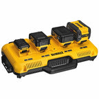 DEWALT DEW-DCB104 Multiport Simultaneous Fast Charger - 8 amps Output/Port (ToughSystem Compatible)