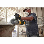 DEWALT DEW-DWE43231VS 5in Brushless Variable Speed Slide Switch Small Angle Grinder w/ Kickback Brake & Pipeline Cover