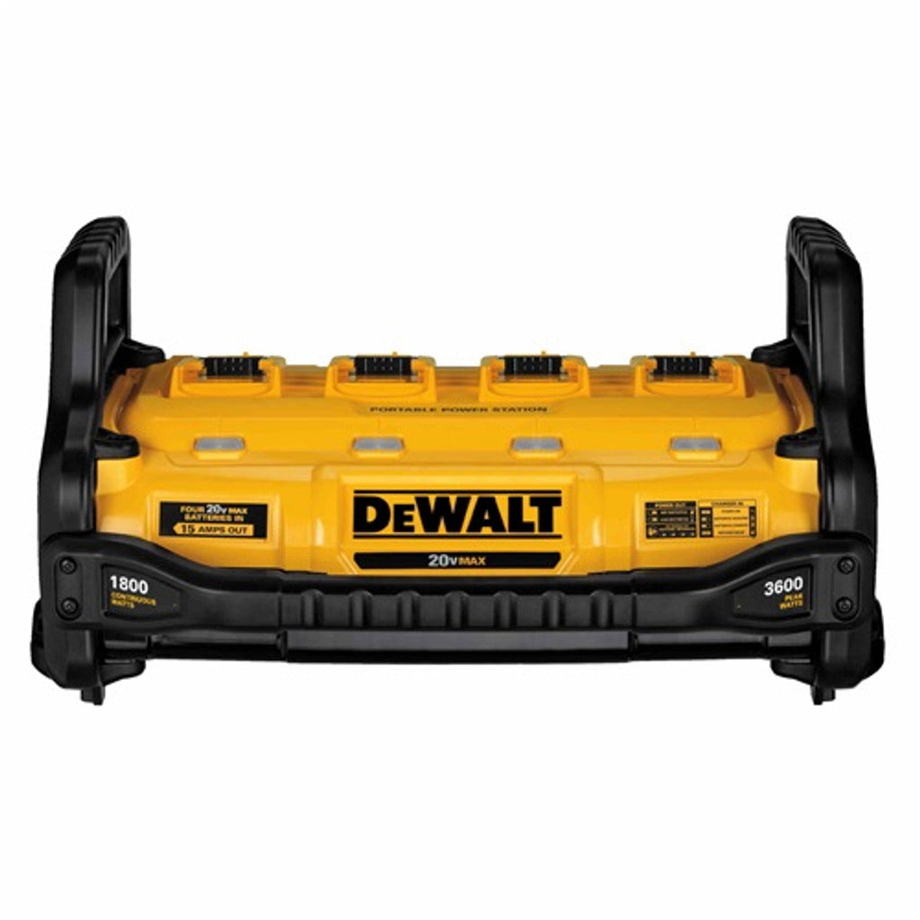 DEWALT DEW-DCB1800B 1800 Watt Portable Power Station And Simultaneous Battery Charger - 15 amps