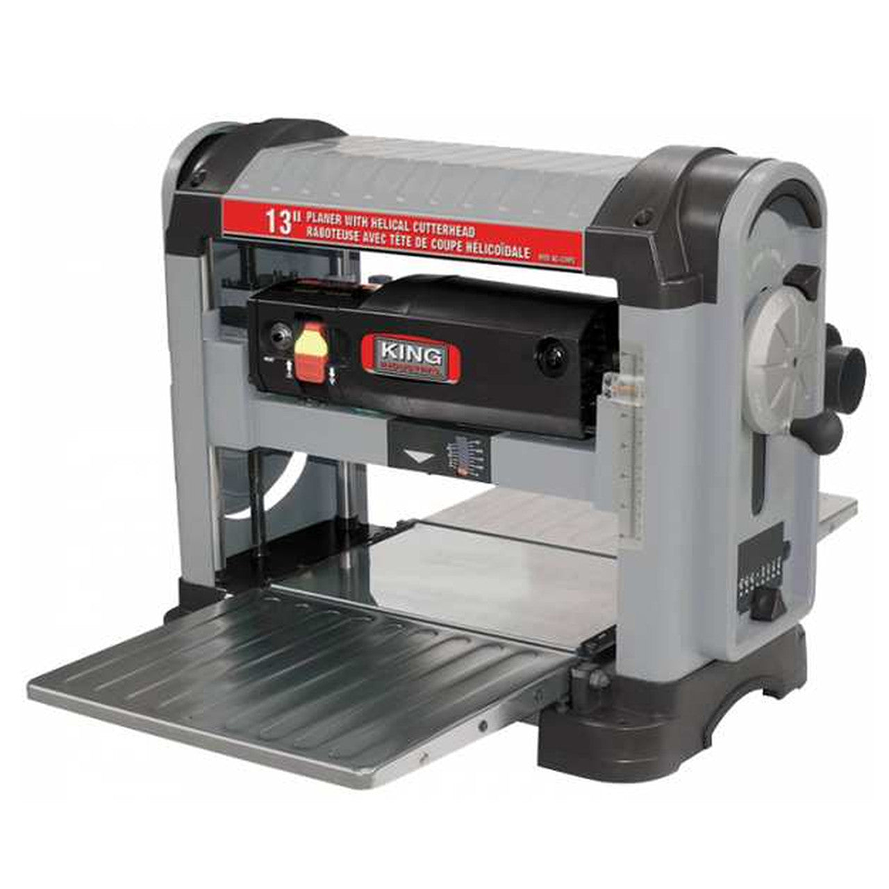 King Industrial KING-KC-13HPC 13in Planer With Helical Cutterhead