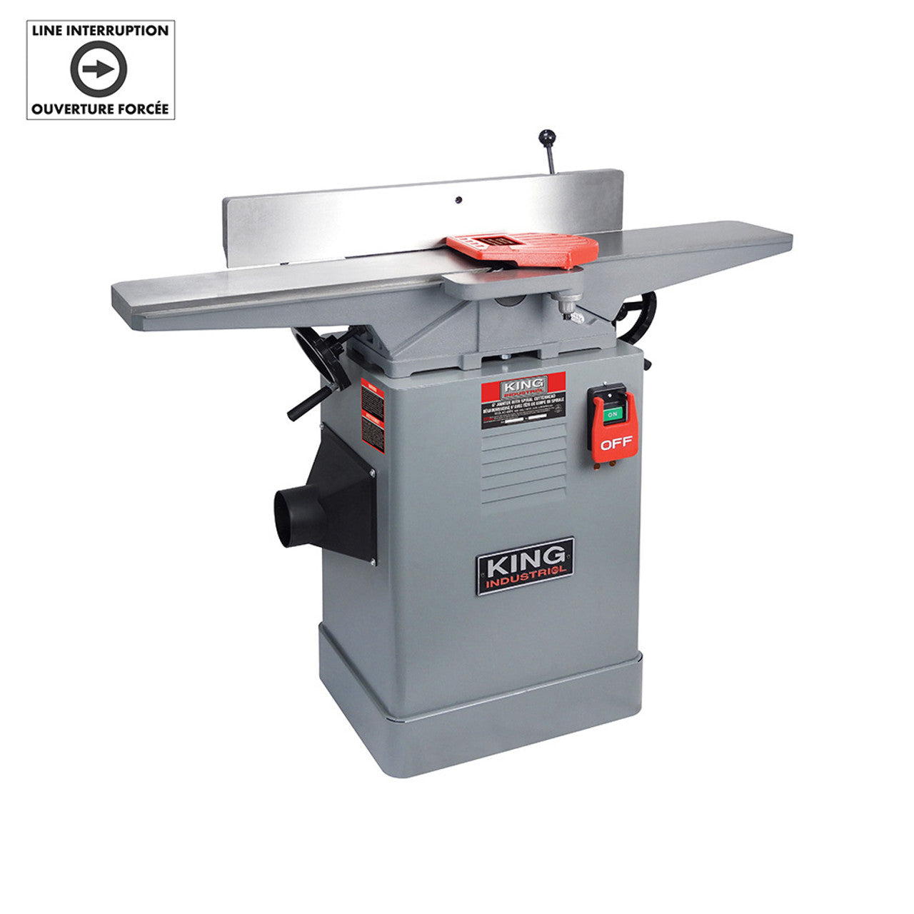 King Canada KING-KC-65FX 6in Jointer with Spiral Cutterhead