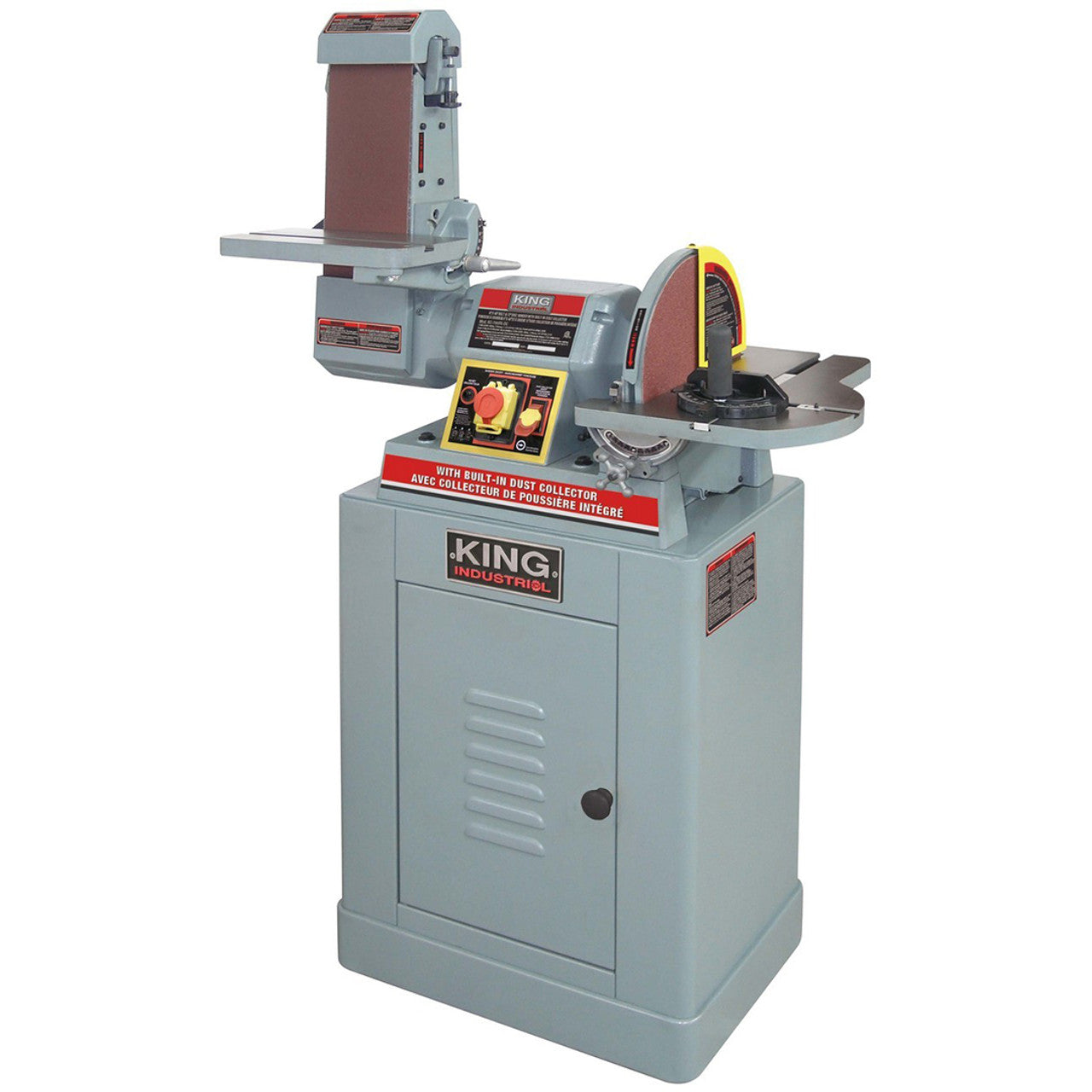 King Canada KING-KC-790FX-DC 6 X 48in Belt And 12in Disc Sander With Built In Dust Collector