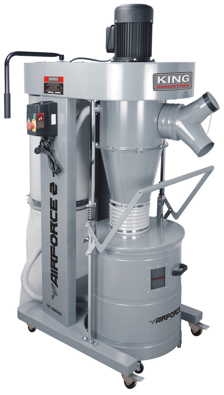 King Canada KING-KC-8200C 2HP Cyclone Dust Collector
